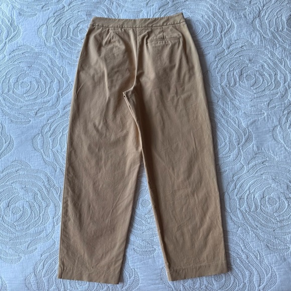 Anthropologie - EXQUISE - Pleated High Rise Tailored Chinos - Cedar - Picture 11 of 15